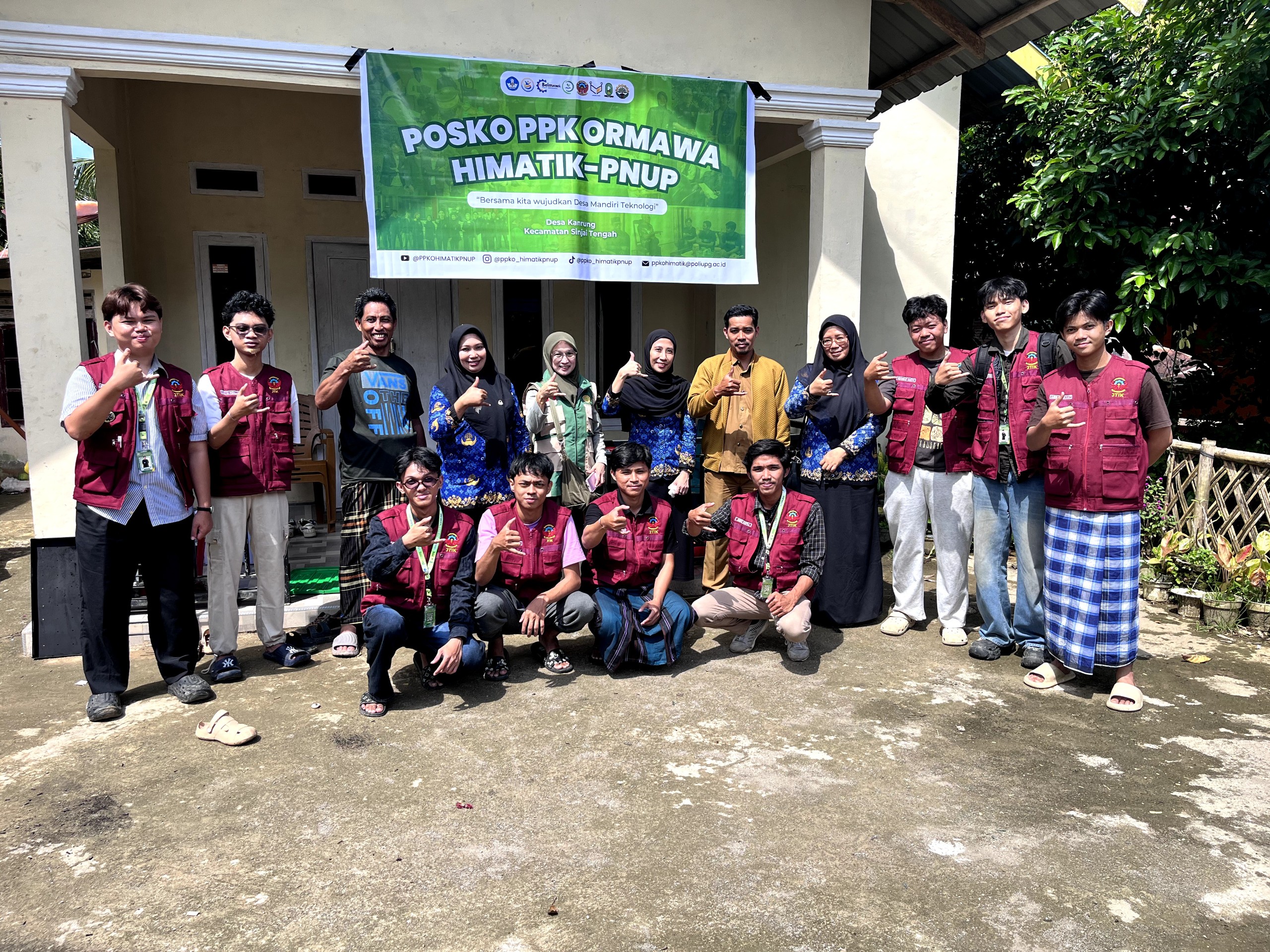 Kunjungan BPP Kecamatan Sinjai Tengah ke Posko PPKO HIMATIK PNUP 2026