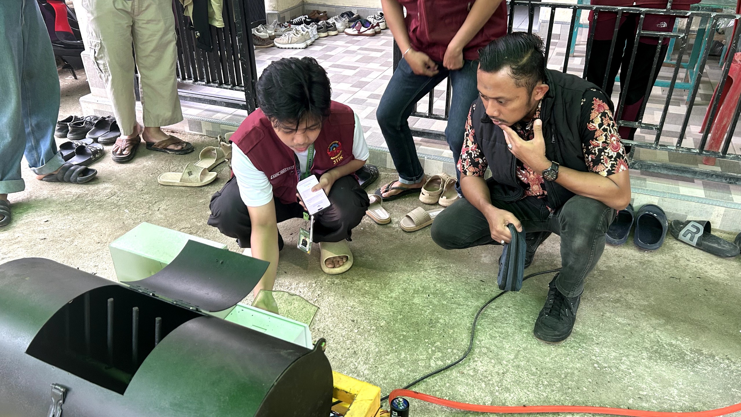 Kunjungan Camat Sinjai Tengah ke Posko PPKO HIMATIK PNUP 2026