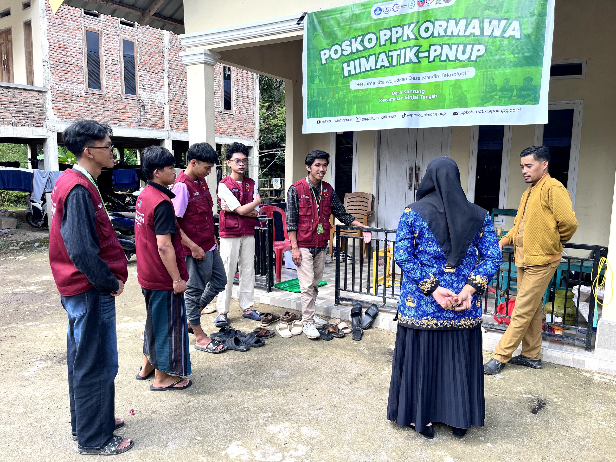Kunjungan BPP Kecamatan Sinjai Tengah ke Posko PPKO HIMATIK PNUP 2026