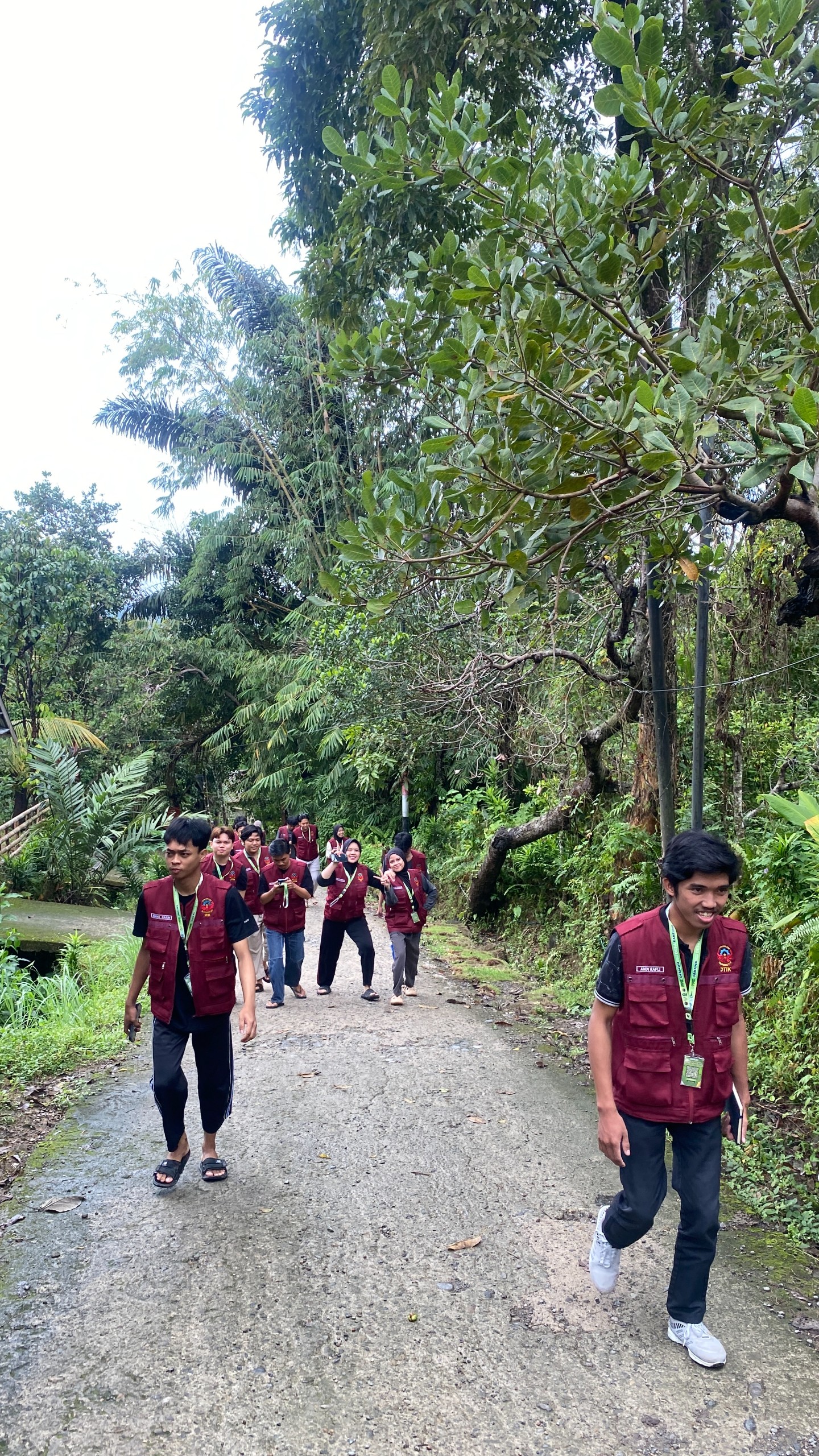 Kunjungan ke Kebun Cengkeh oleh Tim Pelaksana
