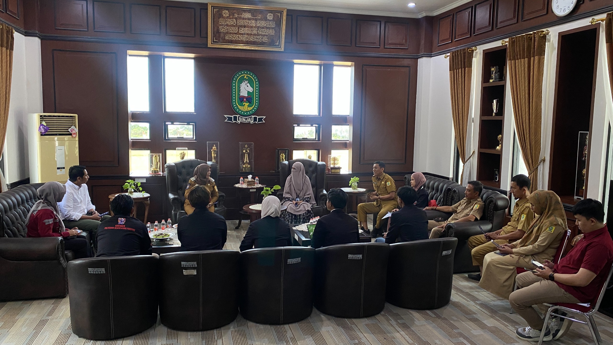 Audensi Ke Bupati Sinjai