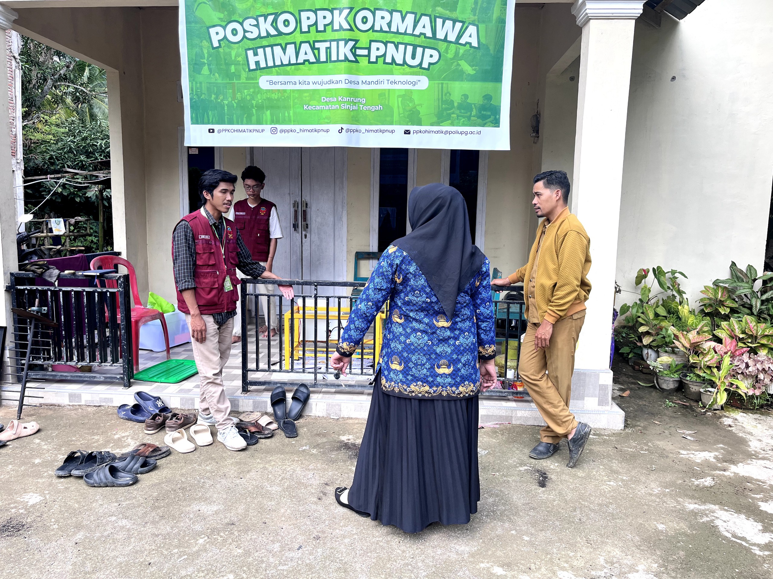 Kunjungan BPP Kecamatan Sinjai Tengah ke Posko PPKO HIMATIK PNUP 2026