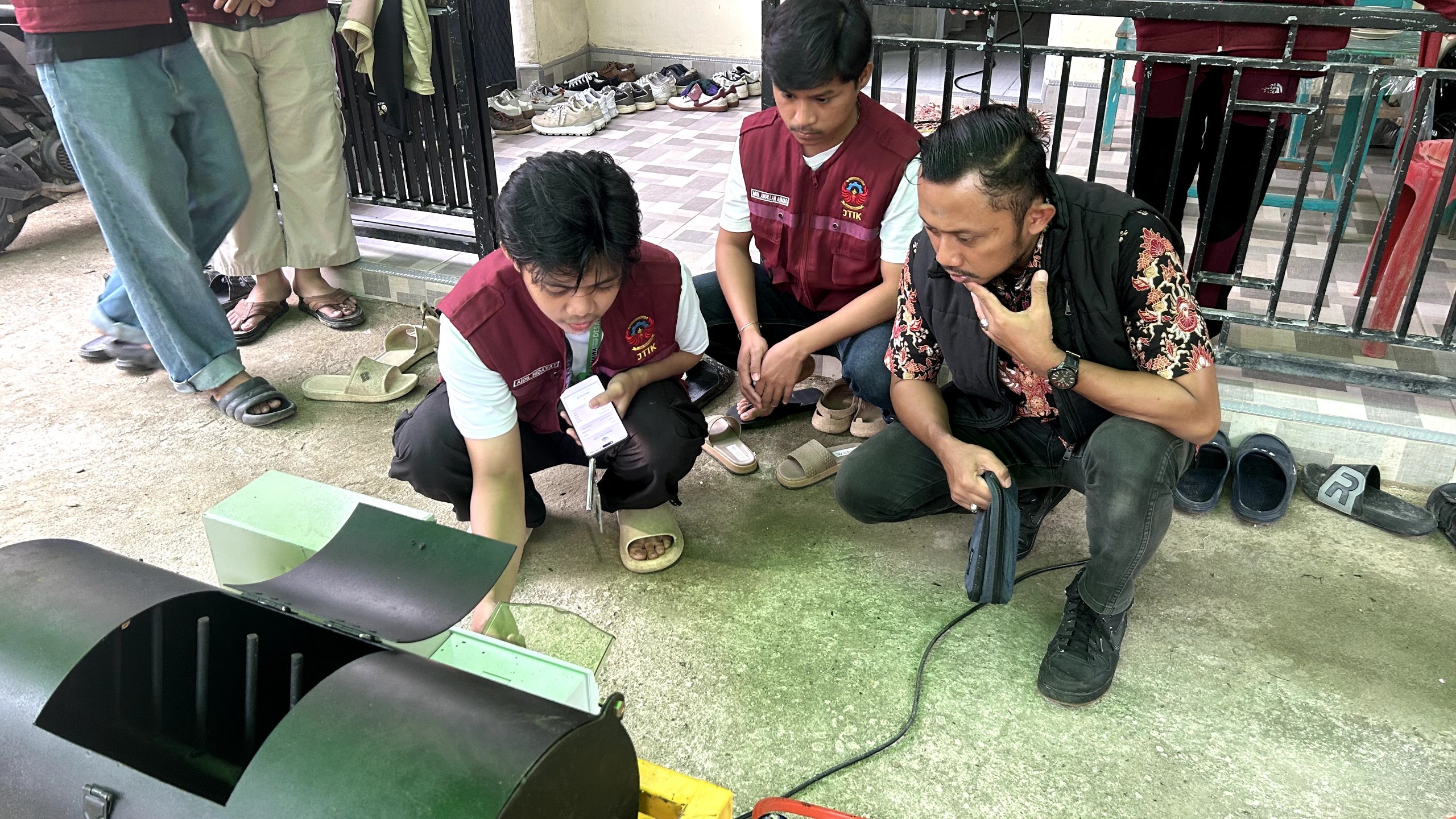 Kunjungan Camat Sinjai Tengah ke Posko PPKO HIMATIK PNUP 2026
