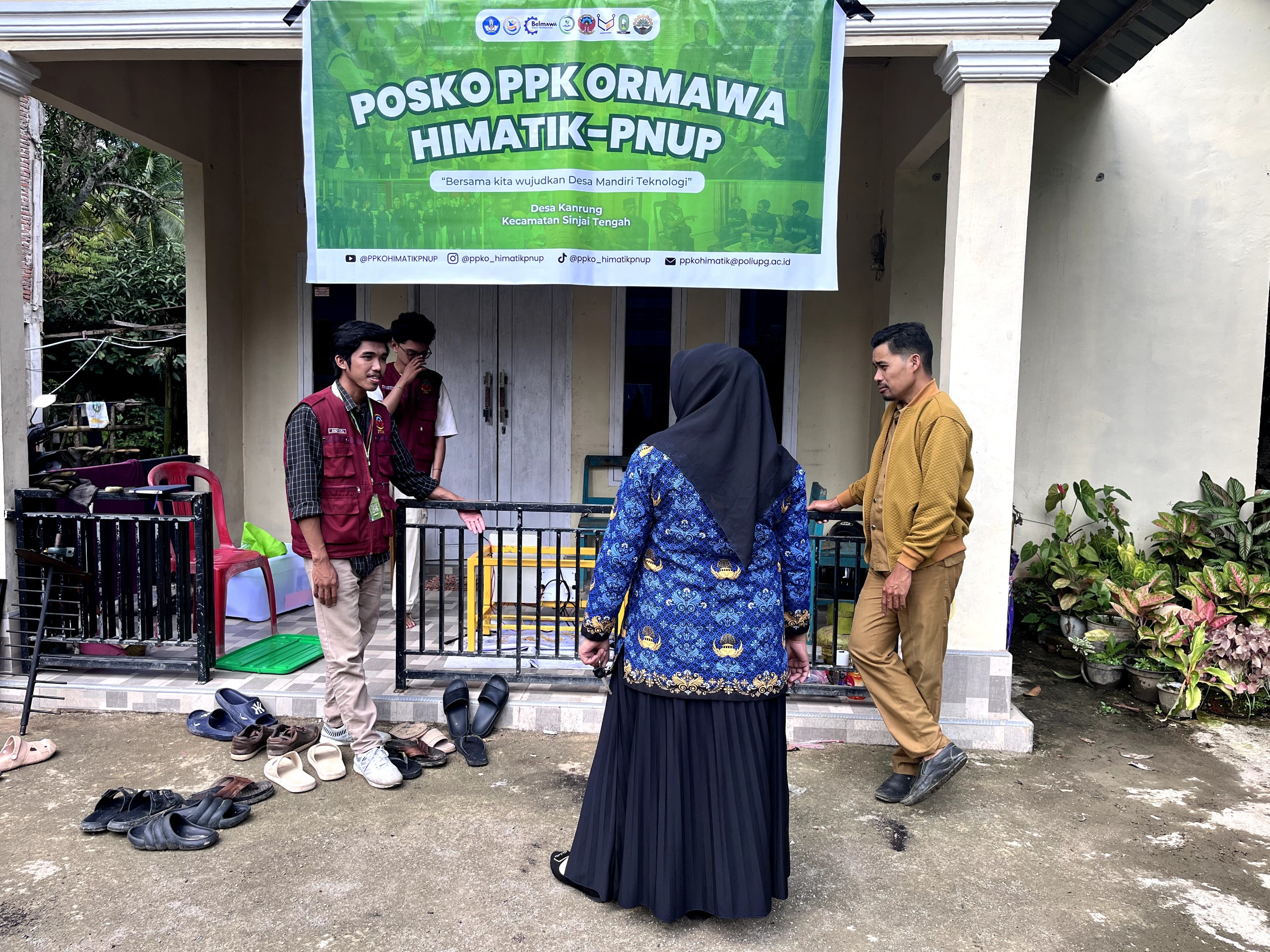 Kunjungan BPP Kecamatan Sinjai Tengah ke Posko PPKO HIMATIK PNUP 2026