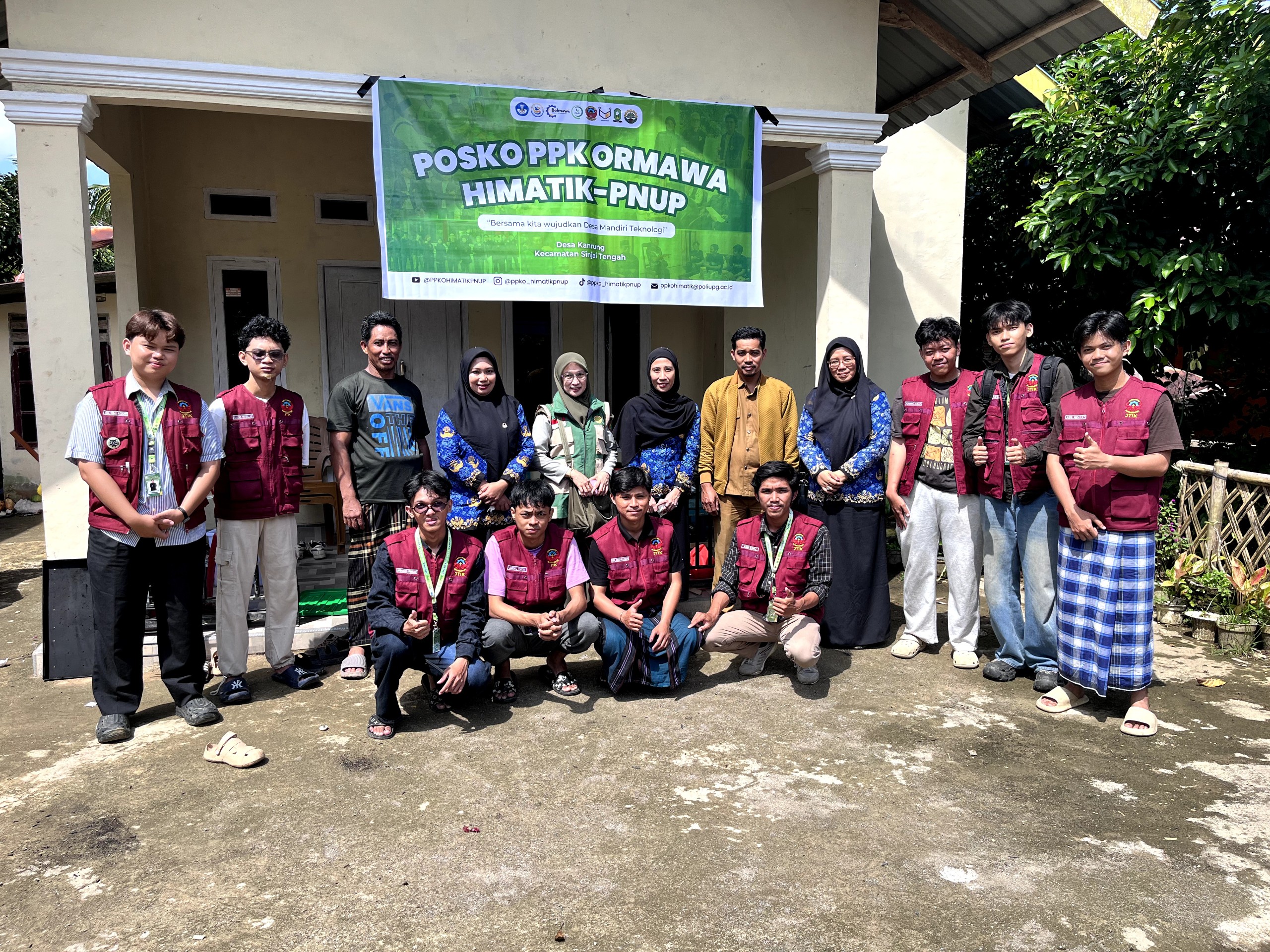 Kunjungan BPP Kecamatan Sinjai Tengah ke Posko PPKO HIMATIK PNUP 2026