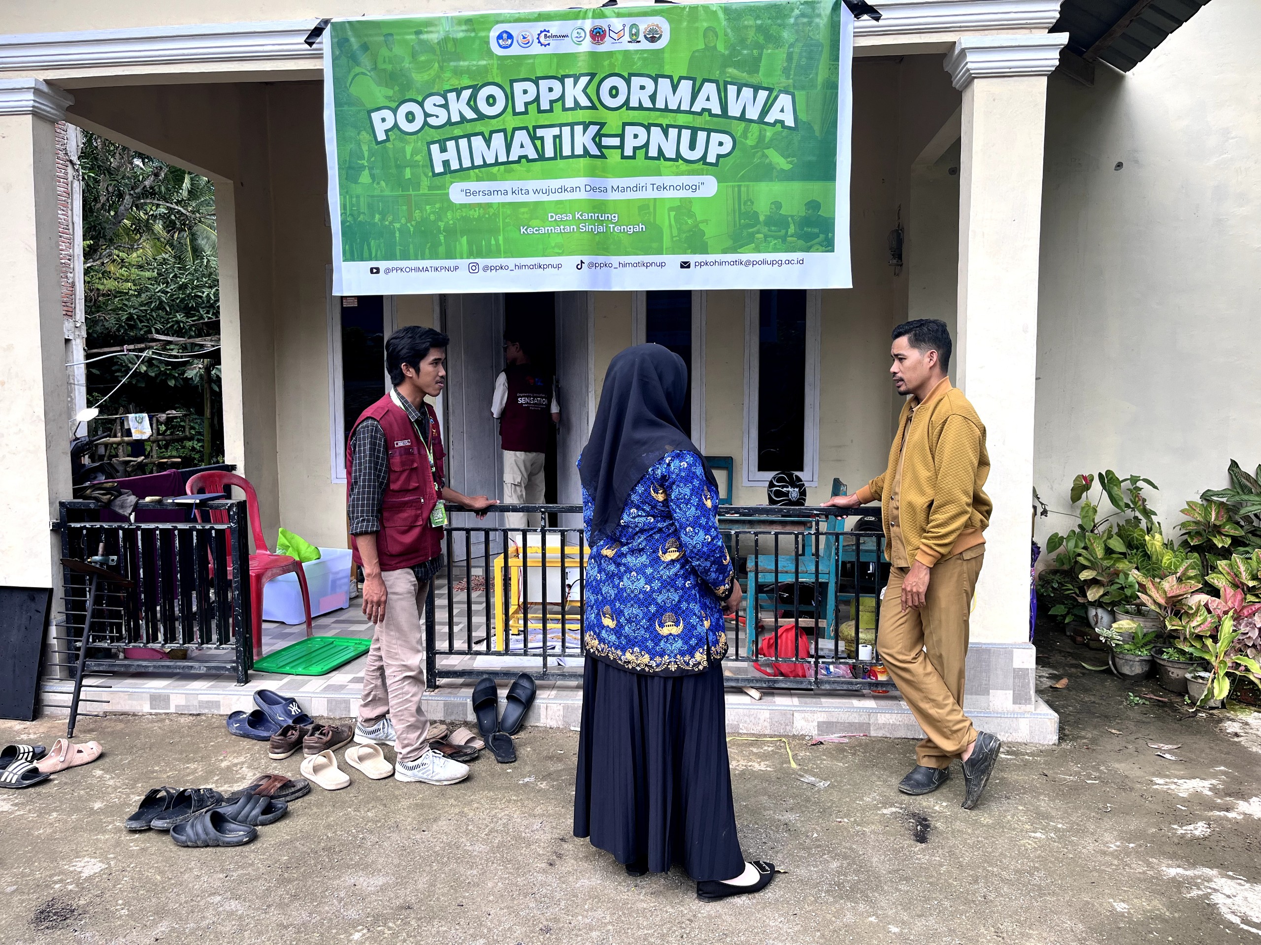 Kunjungan BPP Kecamatan Sinjai Tengah ke Posko PPKO HIMATIK PNUP 2026