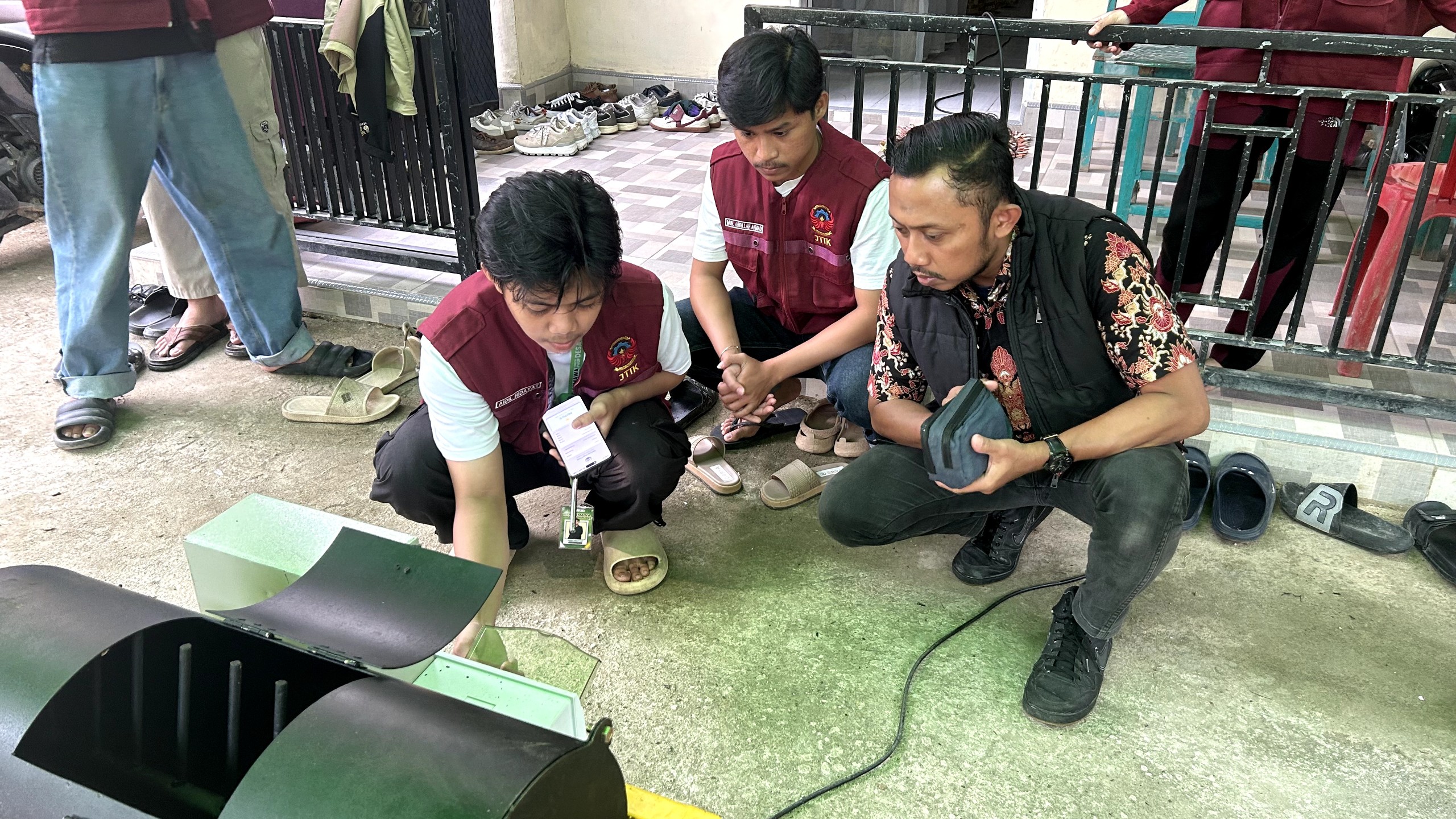 Kunjungan Camat Sinjai Tengah ke Posko PPKO HIMATIK PNUP 2026