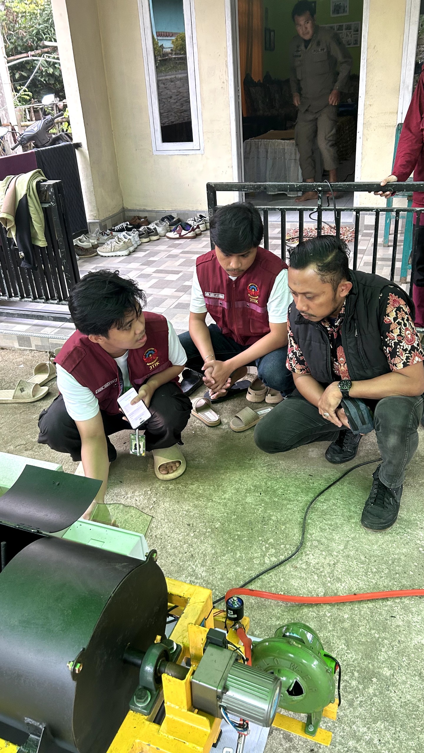 Kunjungan Camat Sinjai Tengah ke Posko PPKO HIMATIK PNUP 2026
