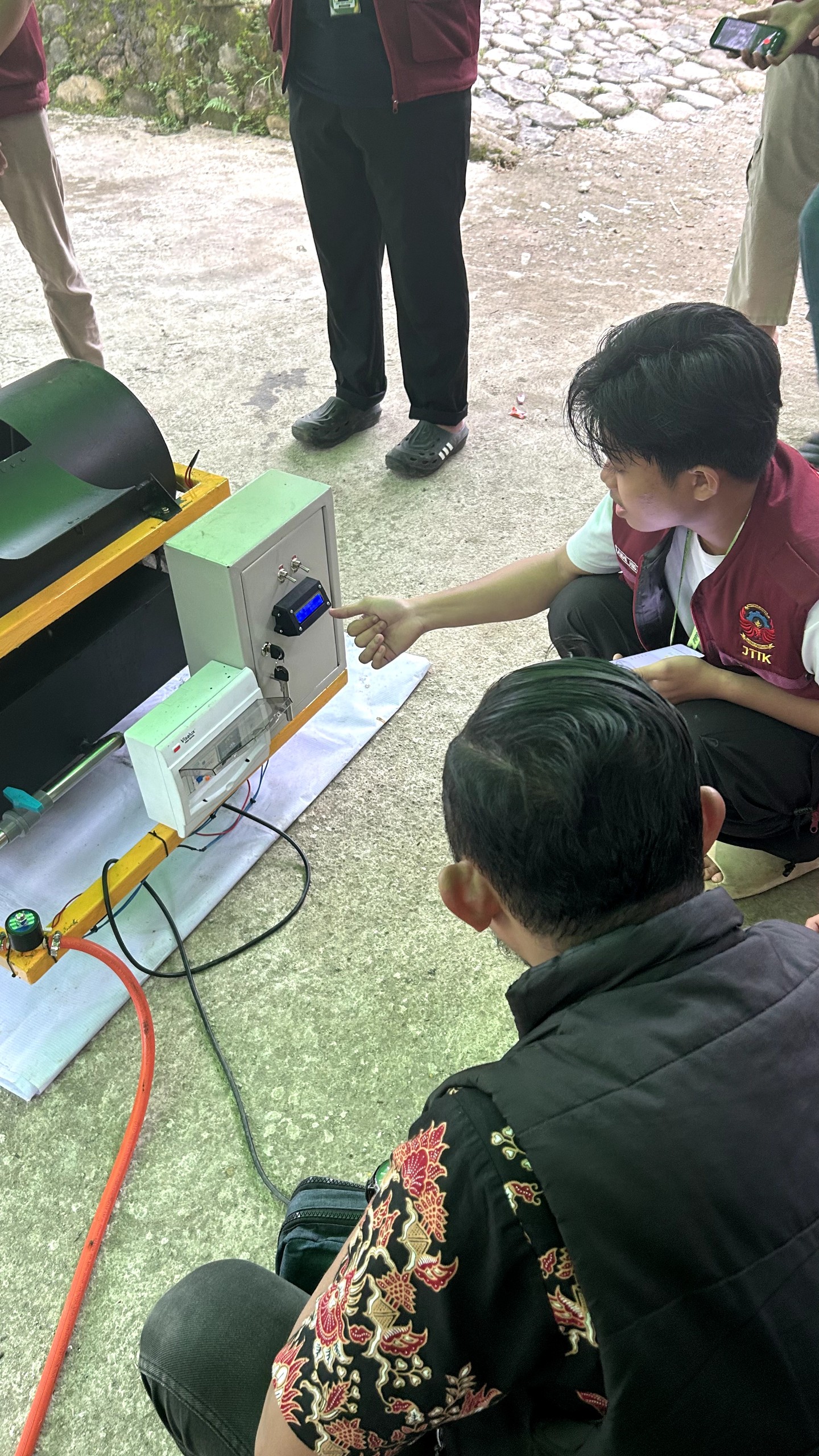 Kunjungan Camat Sinjai Tengah ke Posko PPKO HIMATIK PNUP 2026