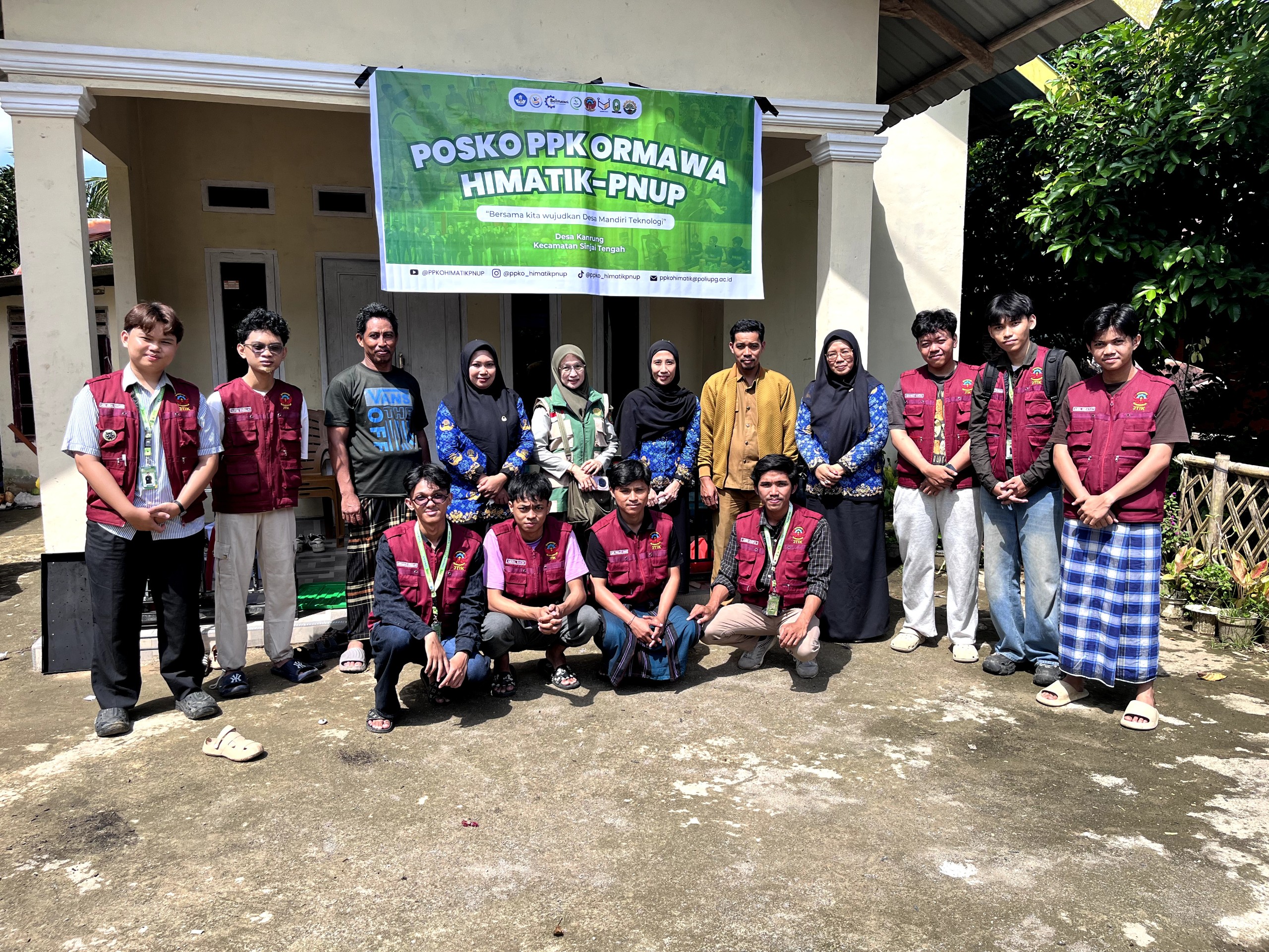 Kunjungan BPP Kecamatan Sinjai Tengah ke Posko PPKO HIMATIK PNUP 2026